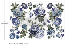 Load image into Gallery viewer, Redesign with Prima Mini Transfer - Indigo Petals
