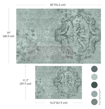 Load image into Gallery viewer, Redesign with Prima Double Delight Decoupage Fibre Paper Set - Jardin Des Cherubins 2 Sheets
