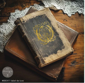 Redesign with Prima - Label De Luxe - Middy Kacha Gold Foil Transfer