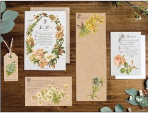 IOD Decor Transfer Pad 20 x 31cm - Lover of Flowers (8 Sheets)