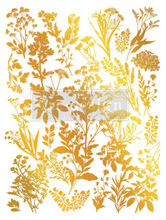 Load image into Gallery viewer, Redesign with Prima - Luxe Foliage - Large Kacha Gold Foil Transfer
