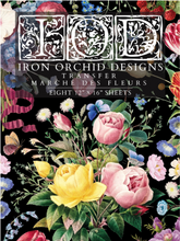 Load image into Gallery viewer, IOD Decor Transfer Pad 31 x 41cm -  Marché des Fleurs (8 sheets)
