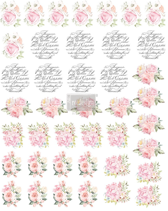 Redesign with Prima Knob Transfer - May Flowers