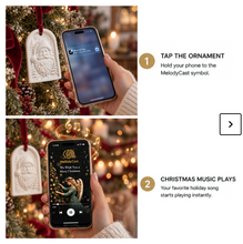 Load image into Gallery viewer, MelodyCast | Paint-Tap-Play Christmas Ornaments (Set of 6)
