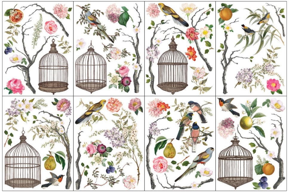 IOD Decor Transfer Pad 31 x 41cm - Menagerie (8 sheets)