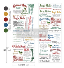 Load image into Gallery viewer, Redesign with Prima Middy Transfer - Noel In Script (3 Sheets + Bonus Sheet)
