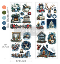 Load image into Gallery viewer, Redesign with Prima Middy Transfer - Quiet Country Blue (3 Sheets + Bonus Sheet)
