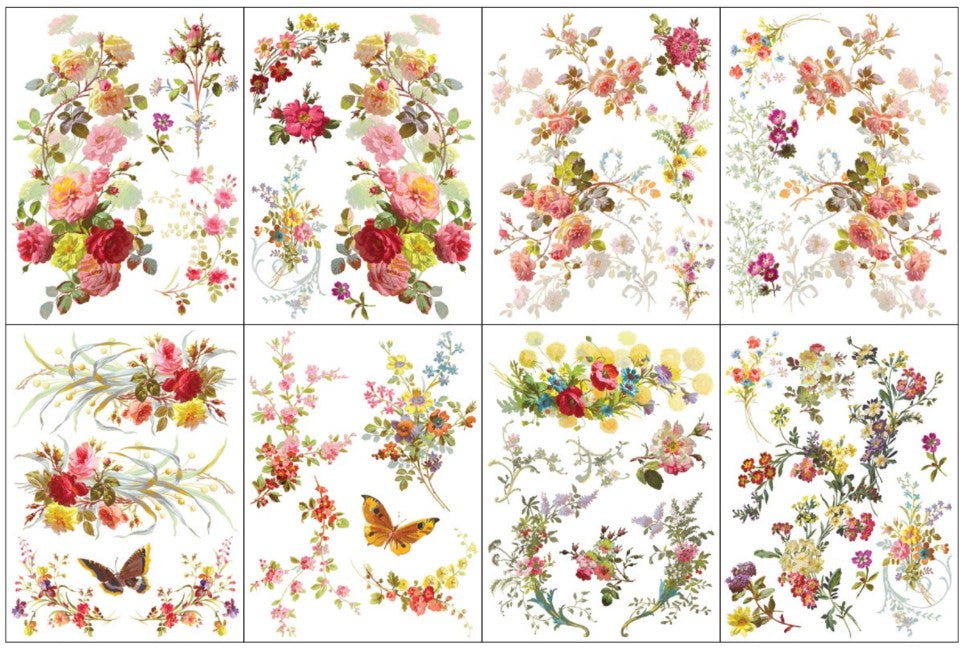 IOD Decor Transfer Pad 31 x 41cm - Saint Germain (8 sheets)