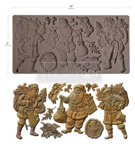 Redesign with Prima Moulds - Santa's Holiday Cheer