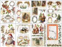 Load image into Gallery viewer, IOD Decor Transfer Pad 20 x 30.5cm - Santa&#39;s Hollow (8 Sheets)
