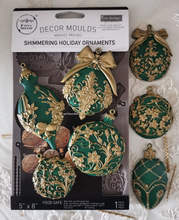 Load image into Gallery viewer, Redesign with Prima Moulds - Shimmering Holiday Ornaments
