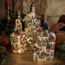 Load image into Gallery viewer, Redesign with Prima Decoupage Paper A3 - Snowy Village Charm (2 Sheets)
