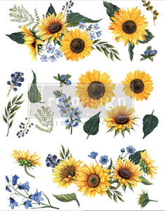 Redesign with Prima Transfer Large - Sunflower Fields