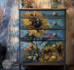 Redesign with Prima Decoupage Fibre Paper - A1 Sunshine Embrace (Limited Release)