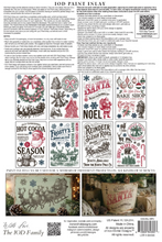 Load image into Gallery viewer, IOD Decor Paint Inlay - The North Pole Co (8 Sheets) ***Limited Edition***
