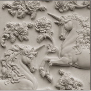 IOD Decor Mould 25 x 15cm - Unicorns