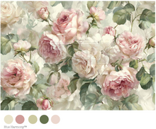 Load image into Gallery viewer, Redesign with Prima Decoupage Fibre Paper - A1 Velvet Blooms
