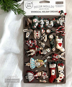 Redesign with Prima Moulds - Whimsical Holiday Dreams