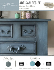 Artisan Paint Recipe - Coastal Grey Blues