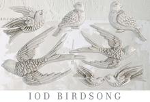 IOD Decor Mould 25 x 15cm - Birdsong