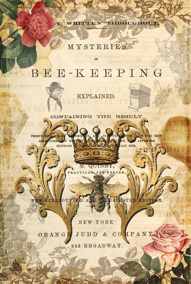 Decoupage Queen A3 Rice Paper - Beekeeping