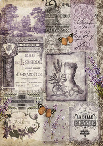 Decoupage Queen A3 and A2 Rice Paper - The Belle of France