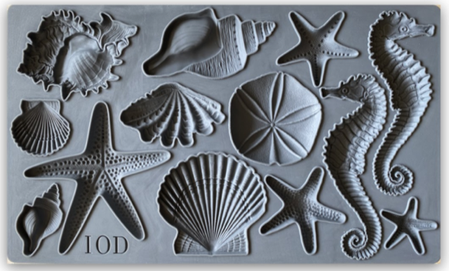 IOD Decor Mould 25 x 15cm - Sea Shells