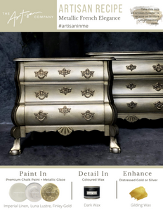 Artisan Paint Recipe - Metallic French Elegance