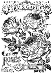 IOD Decor Transfer 61x84cm - Catalogue of Roses *RETIRED*