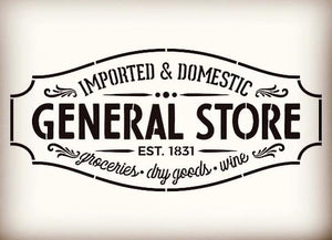 General Store Stencil