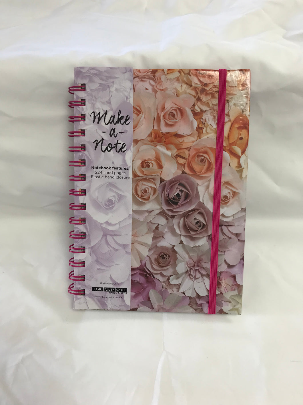 A5 Notebook - Paper Roses – Rock Me Revamp