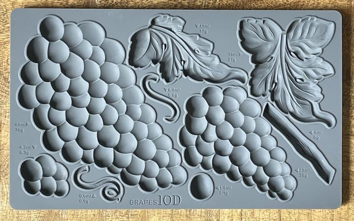 IOD Decor Mould 25 x 15cm - Grapes