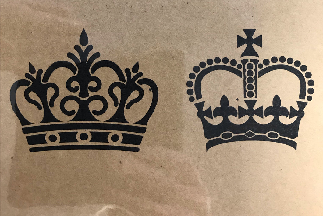 Set of Crowns Stencil