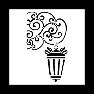 Victorian Lantern Stencil
