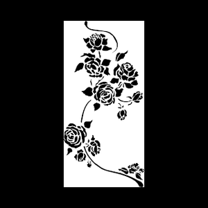 Victorian Rose Stencil