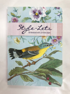 A6 Notebook - Bird on a branch