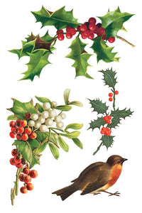 IOD Decor Transfer Pad 20 x 30.5cm - Figgy Pudding (8 Sheets) Limited Edition - **NOW RETIRED**